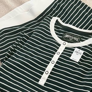 American Eagle, girls size M, striped pajamas, NWT